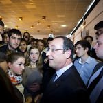 François Hollande en visite à Carmaux