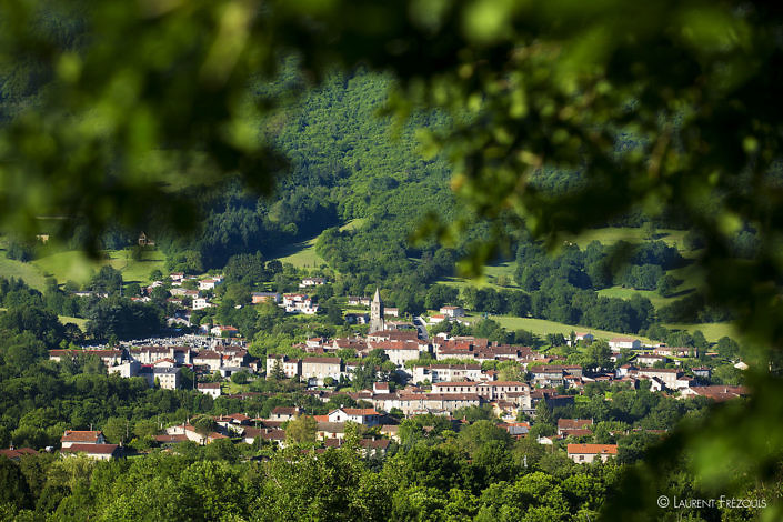 Le village de Saint-Amans-Soult au pied de la Montagne noire